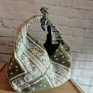 Zara Paisley Bandana print sling bag